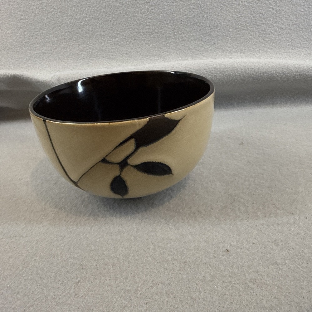 Gibson Elite Midnight Palm Pattern Soup Bowl